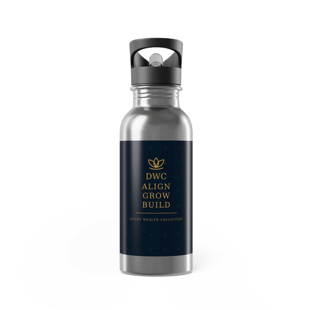 DWC Align • Grow • Build 20oz Stainless Steel Water Bottle with Straw