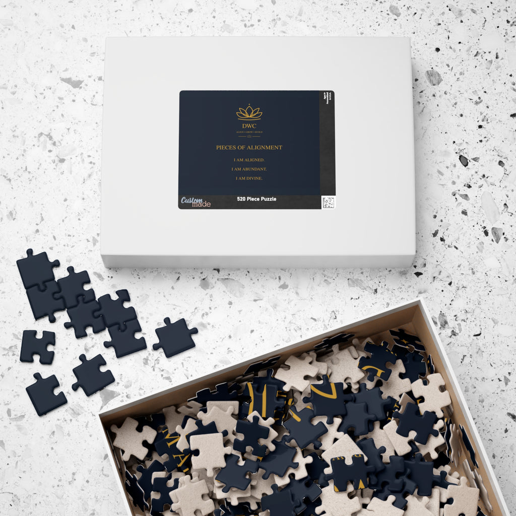 Pieces of Alignment Mindfulness Puzzle — 252 or 520 Piece Meditation Jigsaw