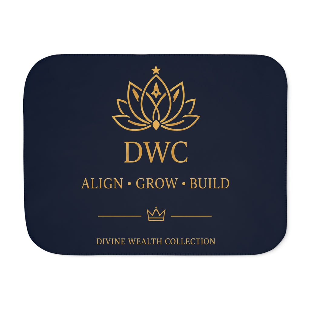 DWC Align • Grow • Build Sherpa Blanket — 60 × 80