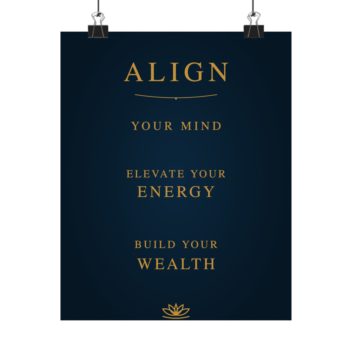 DWC ALIGN Motivational Poster — 8×10 / 24×36