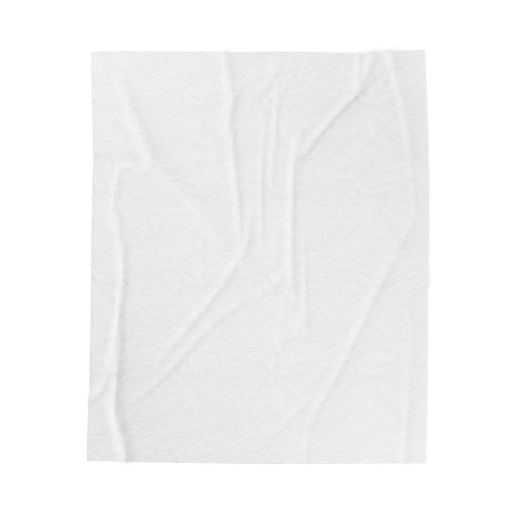 Velveteen Blanket — DWC Lotus Logo "ALIGN • GROW • BUILD" Plush Throw