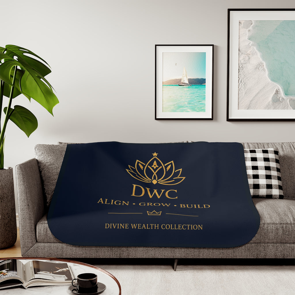 DWC Align • Grow • Build Sherpa Blanket — 50 × 60