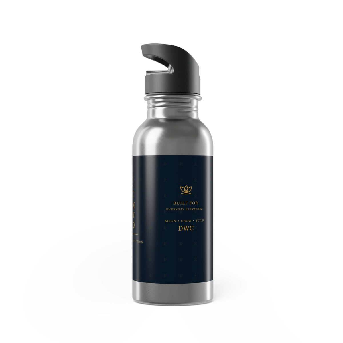 DWC Align • Grow • Build 20oz Stainless Steel Water Bottle with Straw