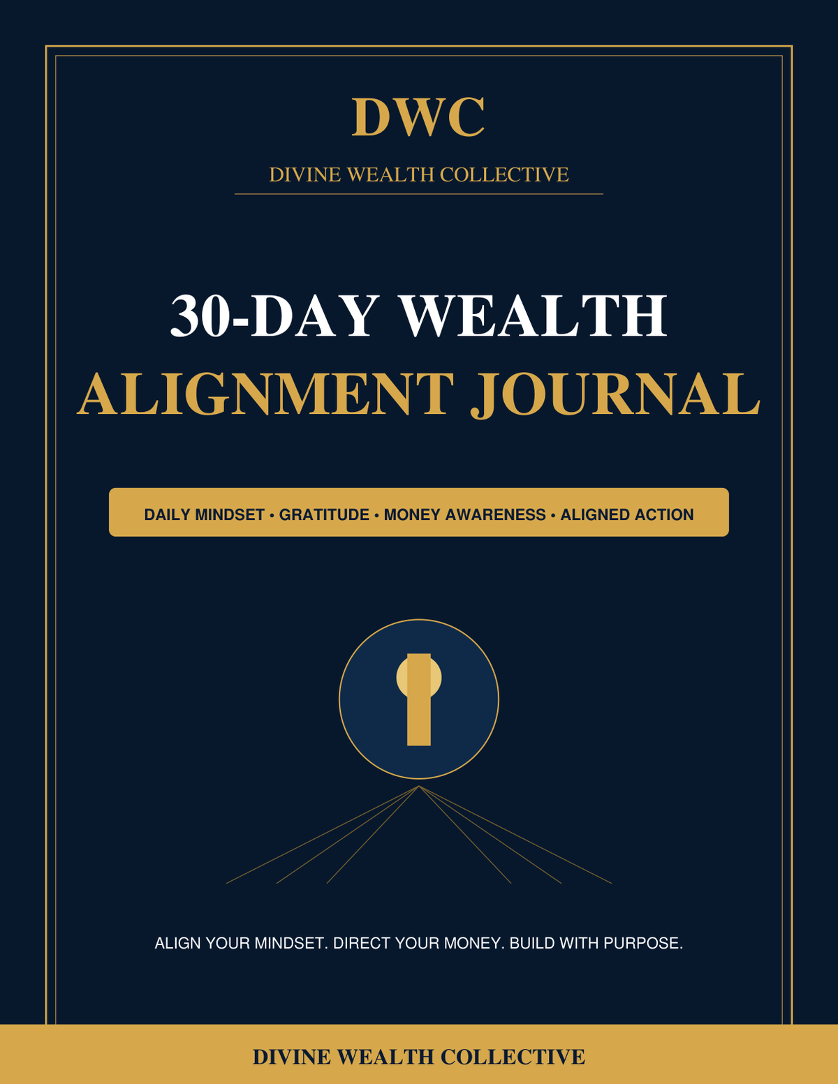 30-Day Wealth Alignment Journal - Divine Wealth Collective