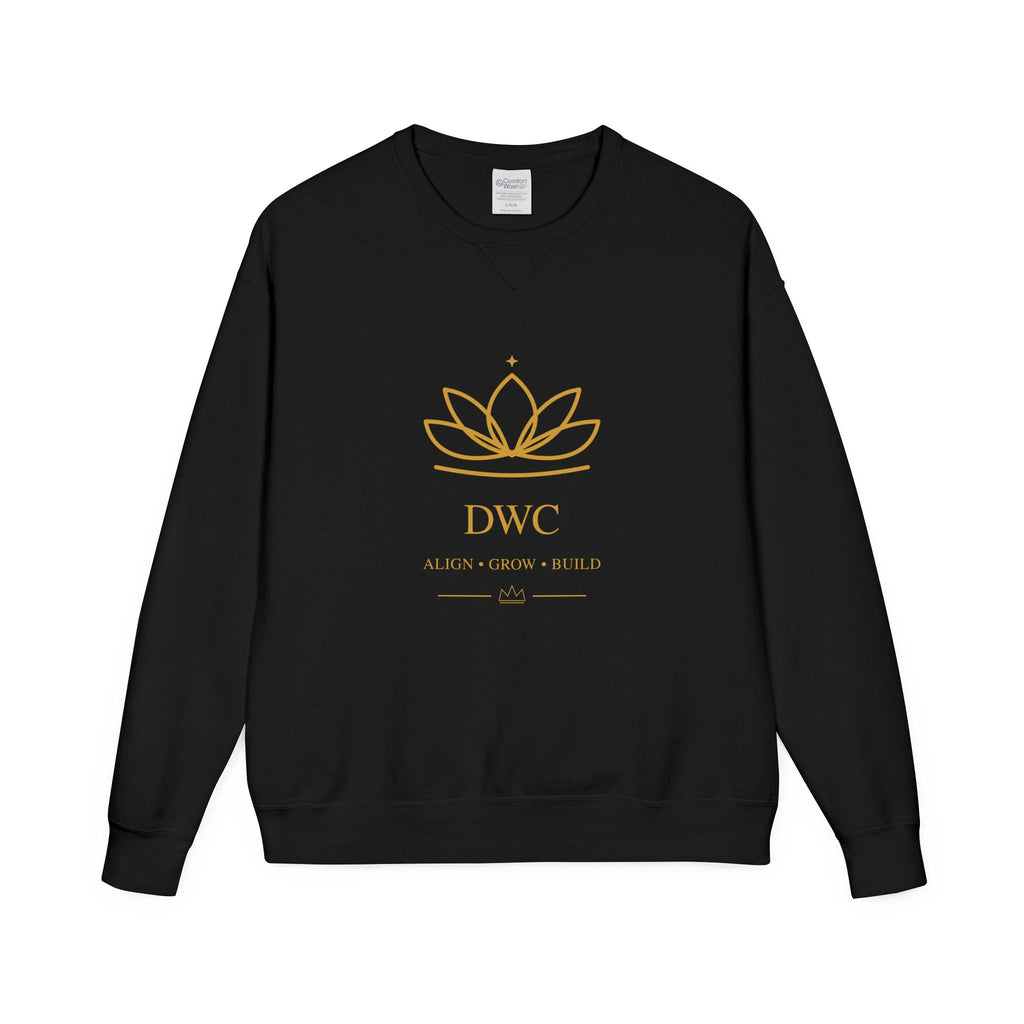 DWC Lotus Sweatshirt — Align • Grow • Build Crewneck