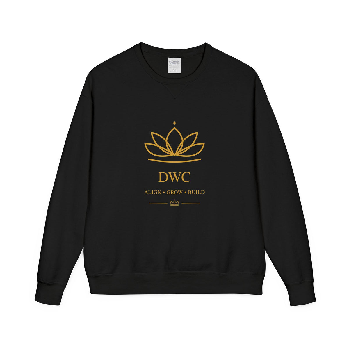 DWC Lotus Sweatshirt — Align • Grow • Build Crewneck