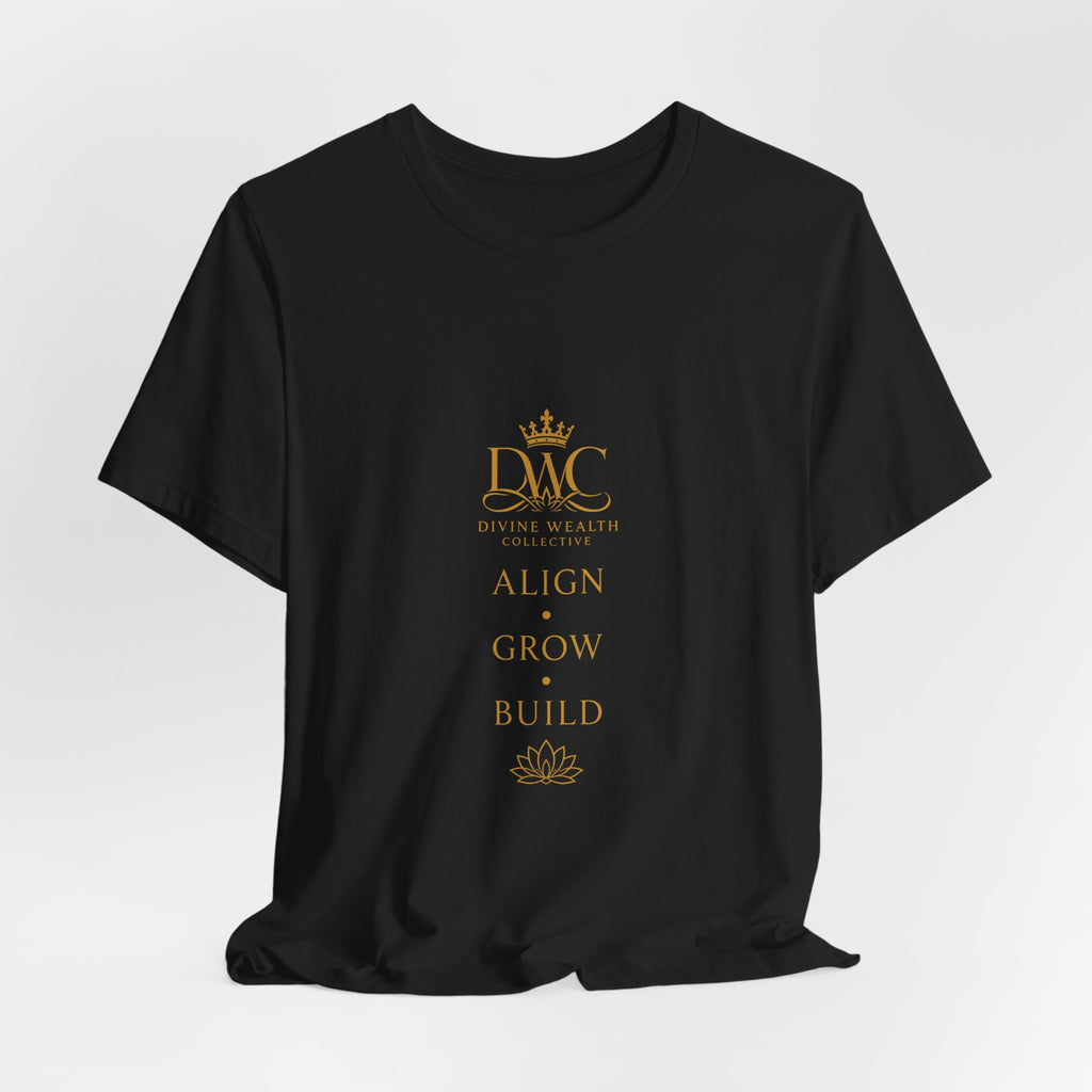 Align • Grow • Build Gold Logo T-Shirt