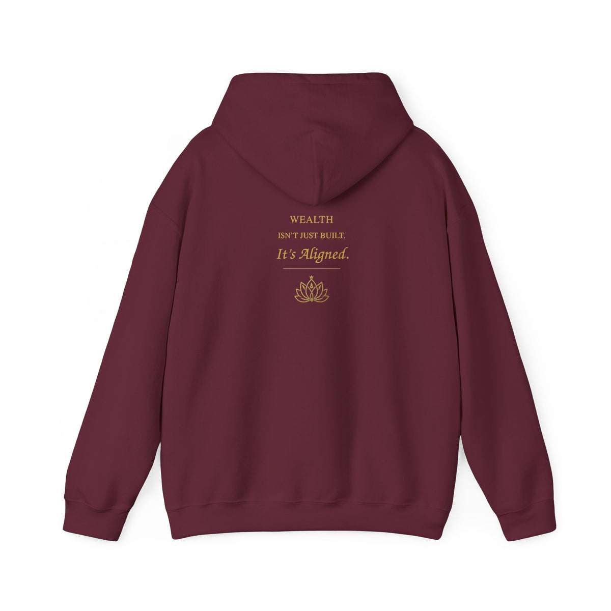 Lotus Wealth Hoodie — “Wealth Isn’t Just About Money, It’s Aligned”