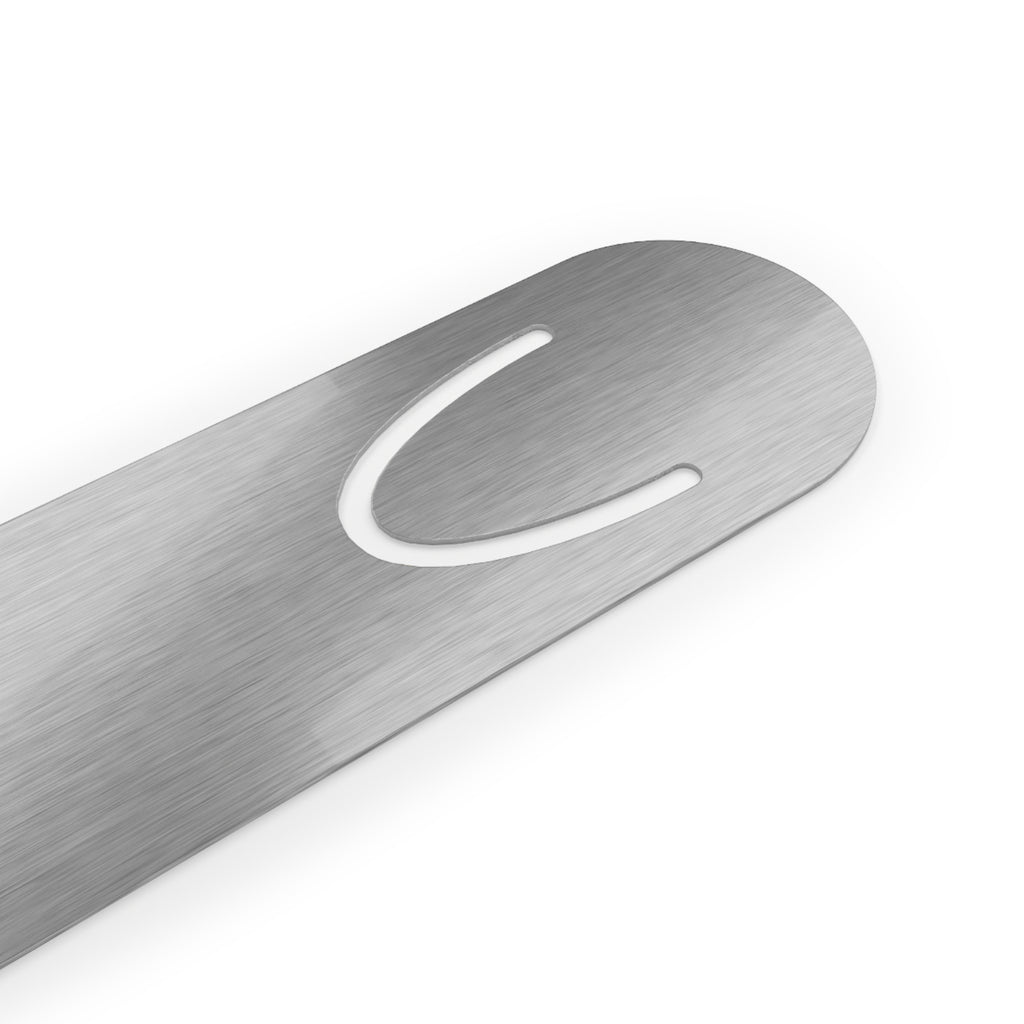 Inspirational Metal Bookmark — "I Grow I Elevate" DWC Gold-on-Black