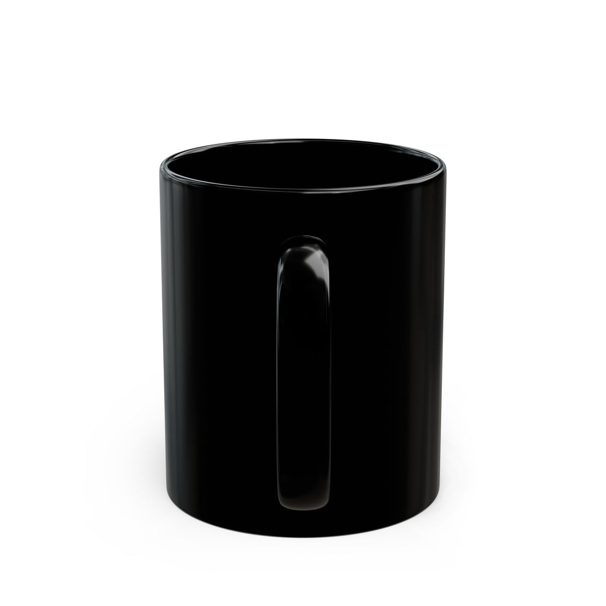 DWC Gold Lotus Black Ceramic Mug — 11oz