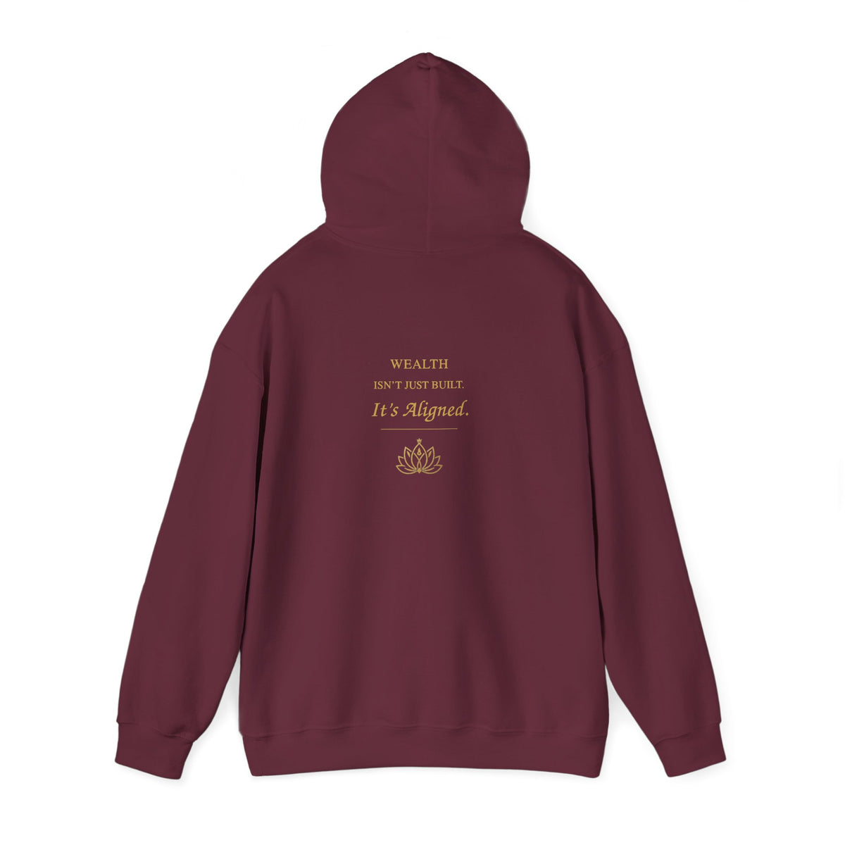 Lotus Wealth Hoodie — “Wealth Isn’t Just About Money, It’s Aligned”