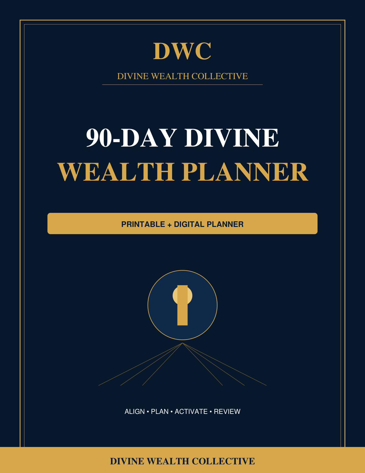 90-Day Divine Wealth Planner - Divine Wealth Collective