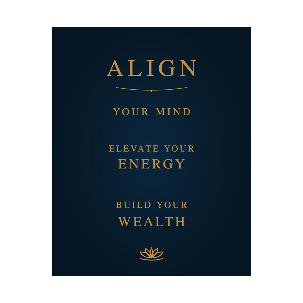 DWC ALIGN Motivational Wall Poster — 8×10 / 18×24