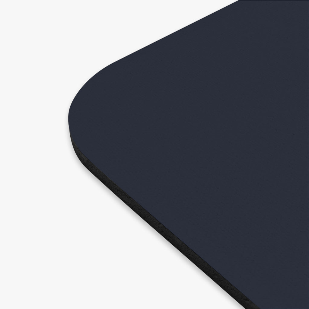 DWC 'Align • Grow • Build' Luxe Mouse Pad — Navy & Gold Desk Mousepad