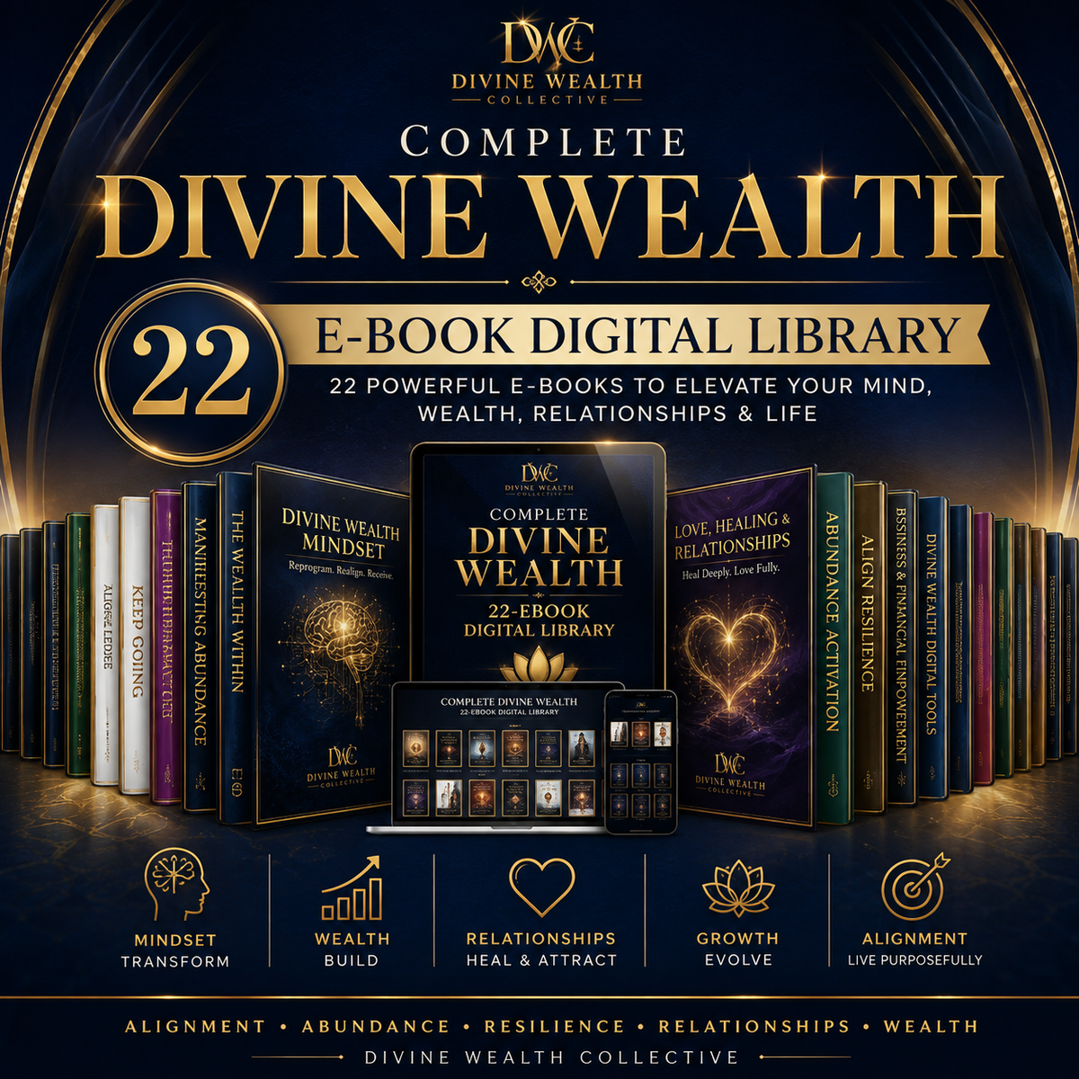 Complete Divine Wealth 22-Ebook Digital Library - Divine Wealth Collective